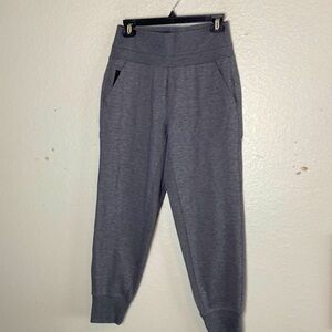 Athleta Gray Light weight High Rise Jogger Pants. Size Small
